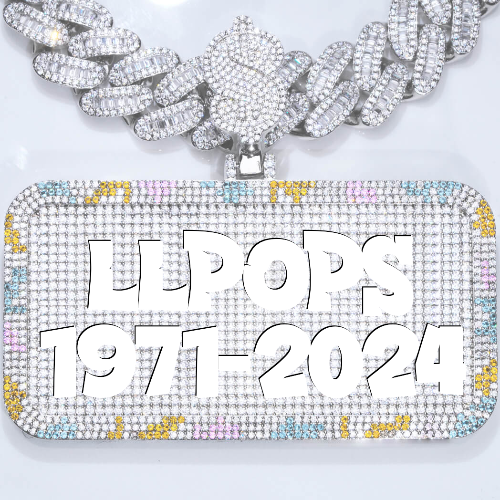 CUSTOM LETTER NECKLACE 3D COLORFUL SQUARE