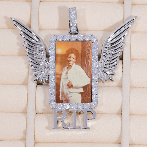 RIP WING 3D CUSTOM PICTURE PENDANT