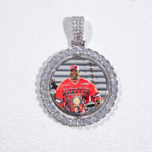 3D Spinning 2-Faced Custom Picture Pendant