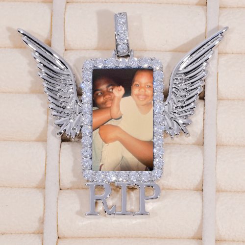 RIP WING 3D CUSTOM PICTURE PENDANT