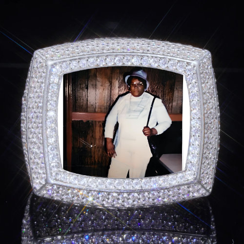 3D CUSTOM PICTURE ICED RING