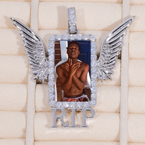 RIP WING 3D CUSTOM PICTURE PENDANT