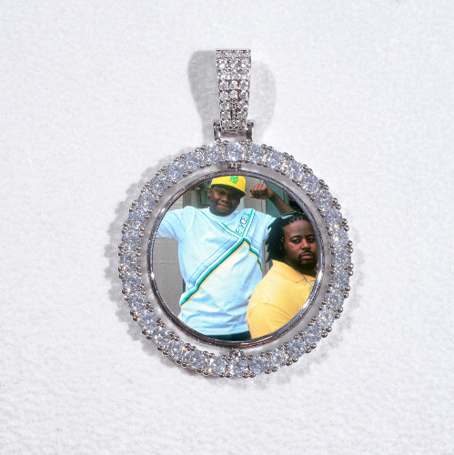3D Spinning 2-Faced Custom Picture Pendant