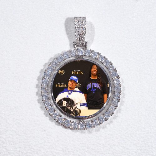 3D Spinning 2-Faced Custom Picture Pendant