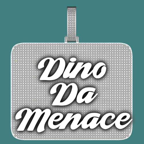 CUSTOM LETTER NECKLACE 3D BIG SQUARE