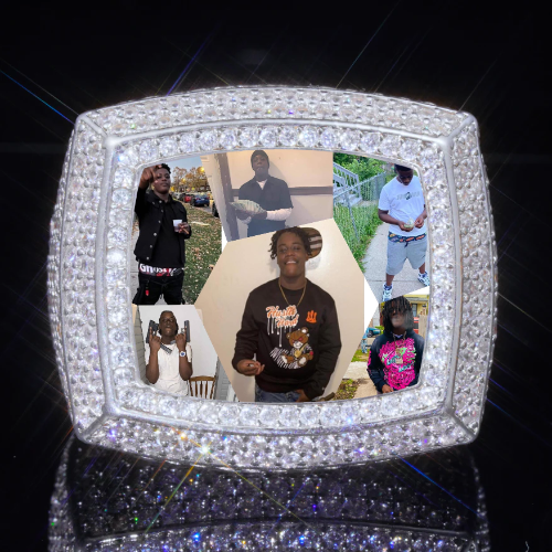 3D CUSTOM PICTURE ICED RING