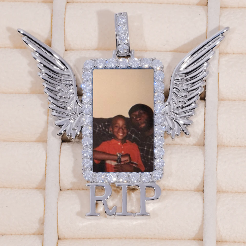 RIP WING 3D CUSTOM PICTURE PENDANT