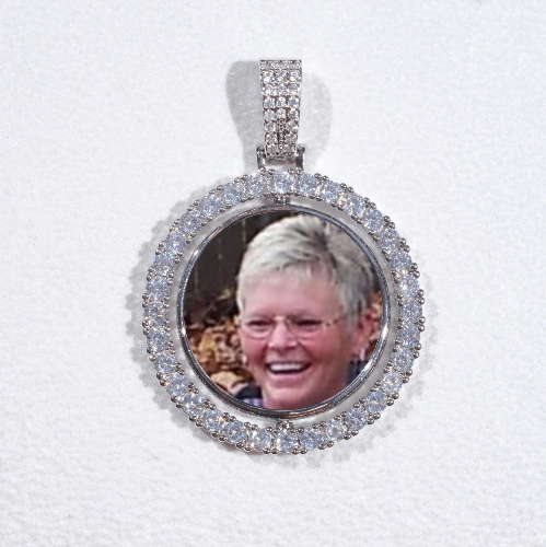3D Spinning 2-Faced Custom Picture Pendant