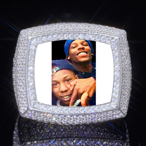 3D CUSTOM PICTURE ICED RING