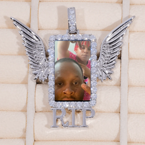 RIP WING 3D CUSTOM PICTURE PENDANT