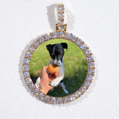 3D CIRCLE CUSTOM PICTURE PENDANT SMALL SIZE