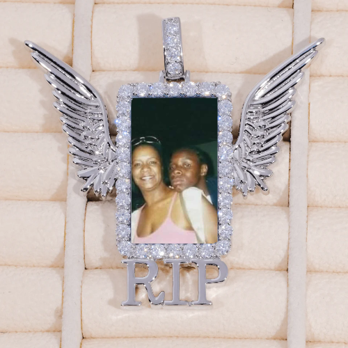 RIP WING 3D CUSTOM PICTURE PENDANT