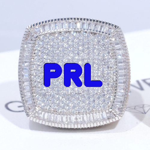 CUSTOM LETTER 3D ICED RING