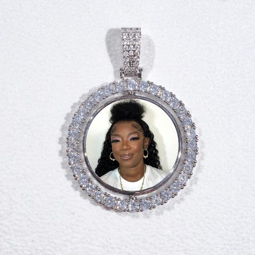 3D Spinning 2-Faced Custom Picture Pendant