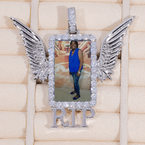 RIP WING 3D CUSTOM PICTURE PENDANT