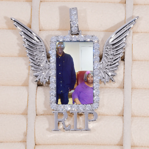 RIP WING 3D CUSTOM PICTURE PENDANT