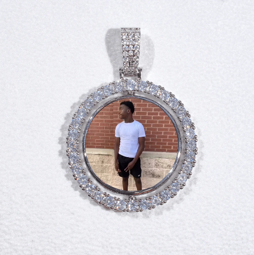 3D Spinning 2-Faced Custom Picture Pendant