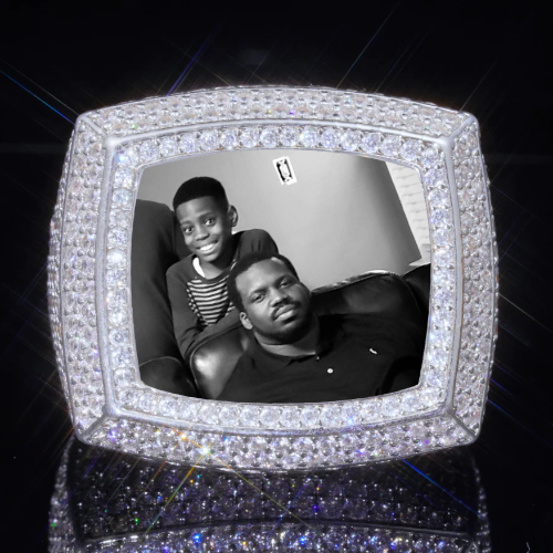 3D CUSTOM PICTURE ICED RING
