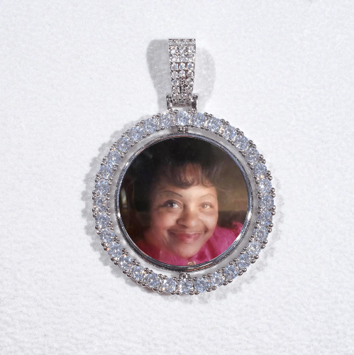 3D Spinning 2-Faced Custom Picture Pendant