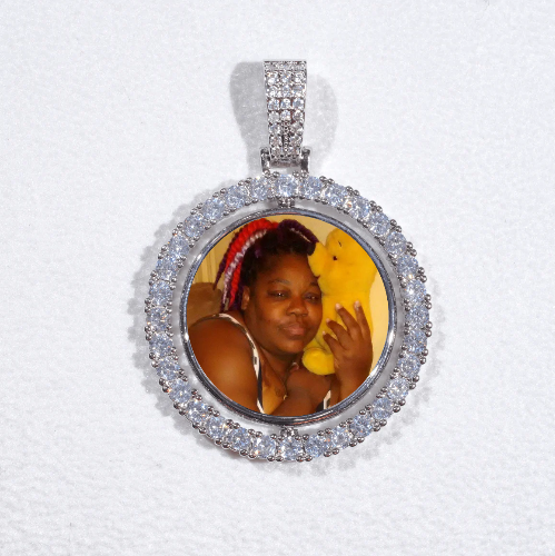 3D Spinning 2-Faced Custom Picture Pendant