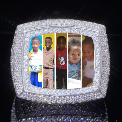 3D CUSTOM PICTURE ICED RING