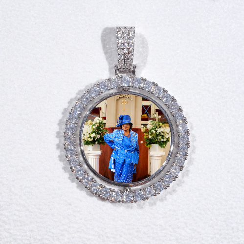3D Spinning 2-Faced Custom Picture Pendant