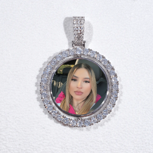 3D Spinning 2-Faced Custom Picture Pendant