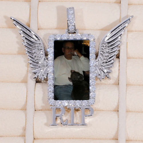 RIP WING 3D CUSTOM PICTURE PENDANT