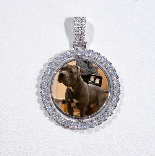 3D Spinning 2-Faced Custom Picture Pendant