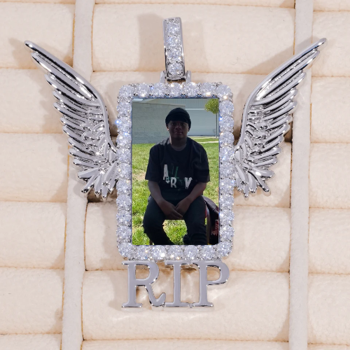 RIP WING 3D CUSTOM PICTURE PENDANT