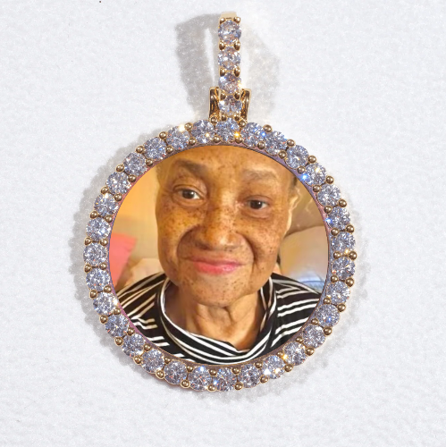 3D CIRCLE CUSTOM PICTURE PENDANT SMALL SIZE