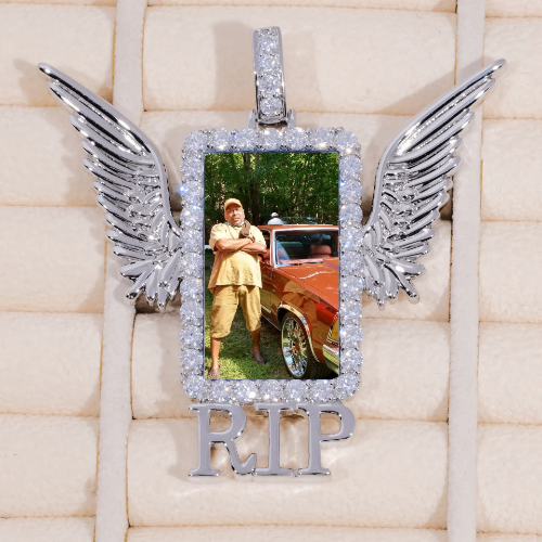 RIP WING 3D CUSTOM PICTURE PENDANT