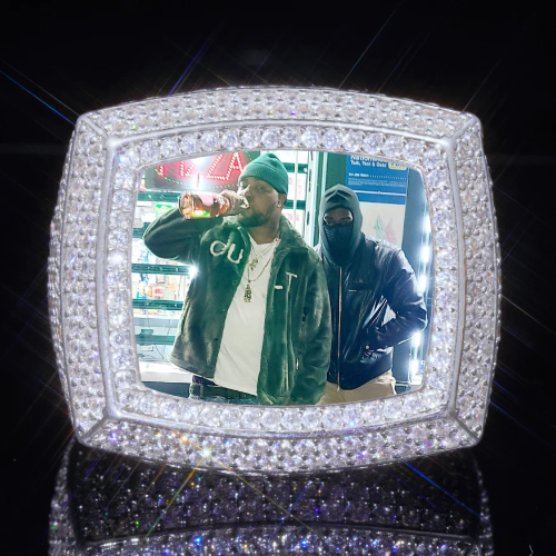 3D CUSTOM PICTURE ICED RING