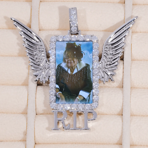 RIP WING 3D CUSTOM PICTURE PENDANT