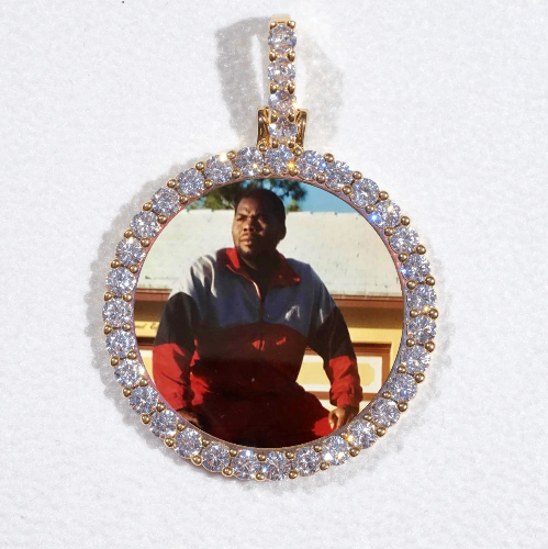 3D CIRCLE CUSTOM PICTURE PENDANT SMALL SIZE