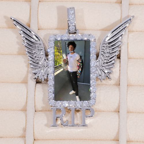 RIP WING 3D CUSTOM PICTURE PENDANT