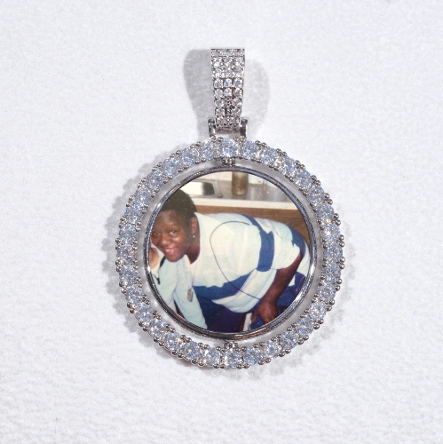 3D Spinning 2-Faced Custom Picture Pendant