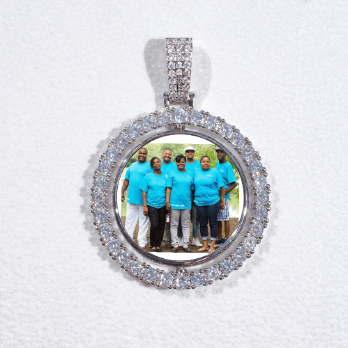 3D Spinning 2-Faced Custom Picture Pendant