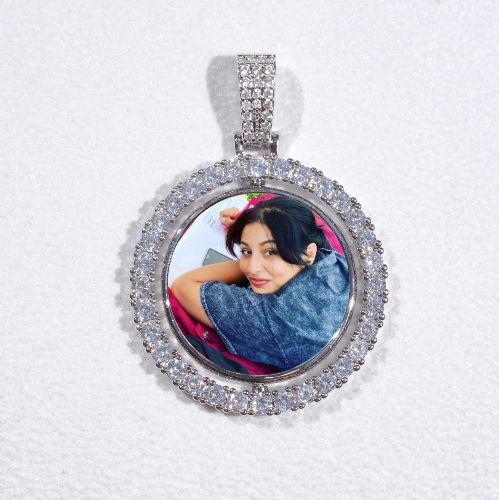 3D Spinning 2-Faced Custom Picture Pendant