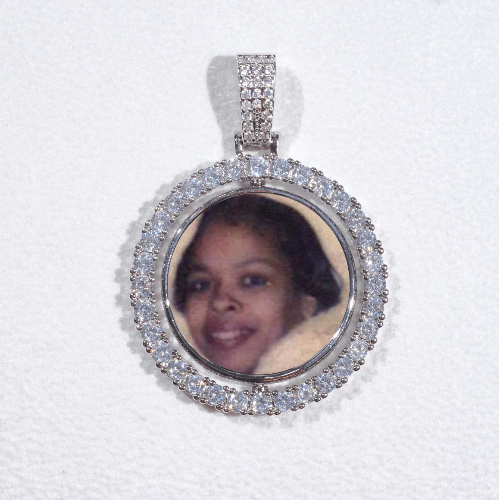 3D Spinning 2-Faced Custom Picture Pendant