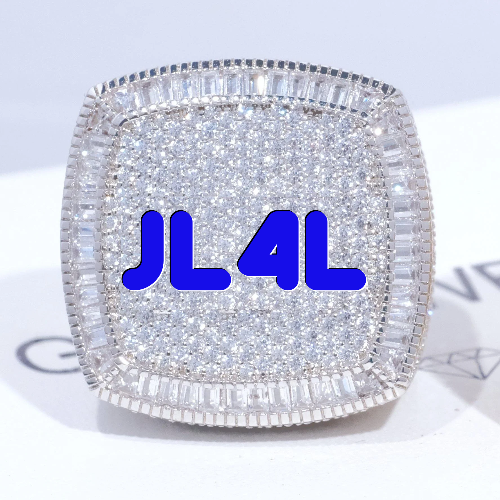 CUSTOM LETTER 3D ICED RING