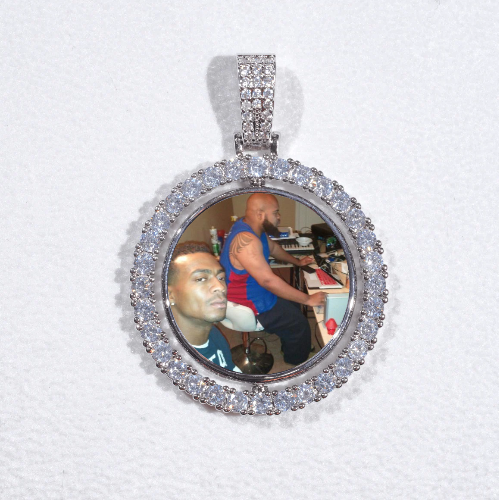 3D Spinning 2-Faced Custom Picture Pendant