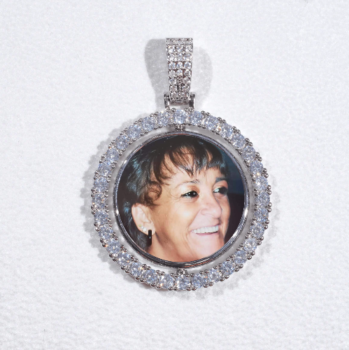 3D Spinning 2-Faced Custom Picture Pendant