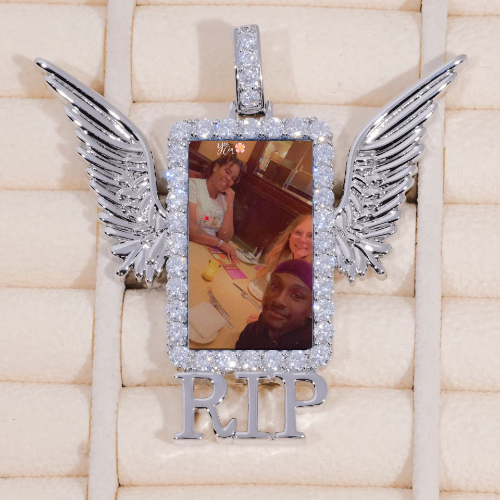 RIP WING 3D CUSTOM PICTURE PENDANT