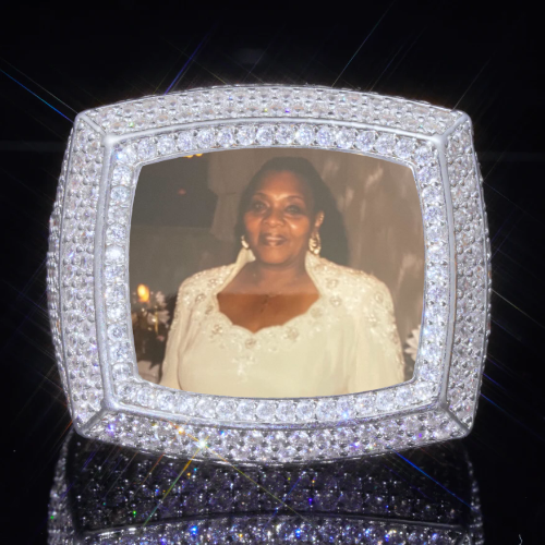 3D CUSTOM PICTURE ICED RING