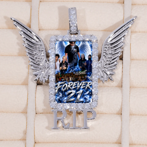 RIP WING 3D CUSTOM PICTURE PENDANT