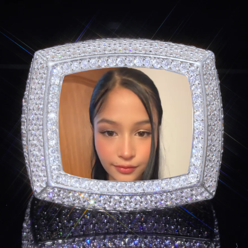 3D CUSTOM PICTURE ICED RING