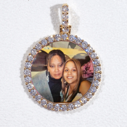 3D CIRCLE CUSTOM PICTURE PENDANT SMALL SIZE