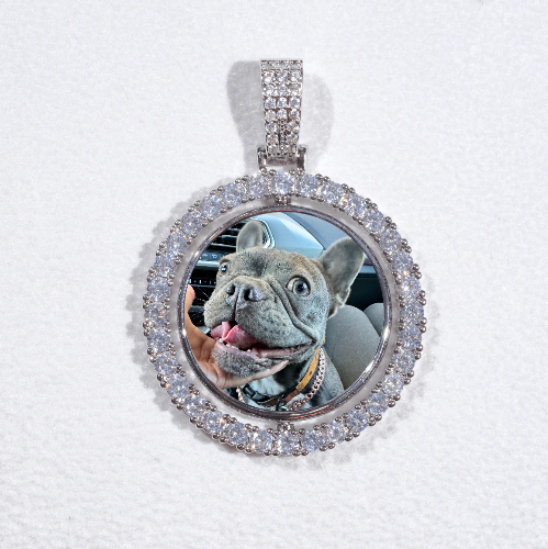3D Spinning 2-Faced Custom Picture Pendant