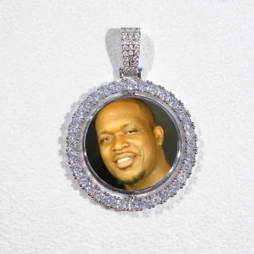 3D Spinning 2-Faced Custom Picture Pendant